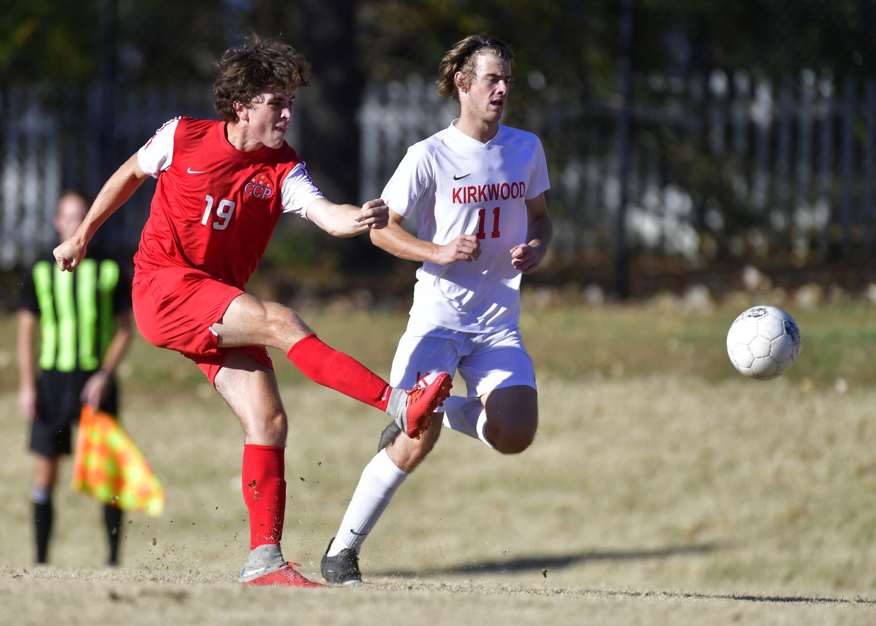Chamninade vs Kirkwood soccer playoff game